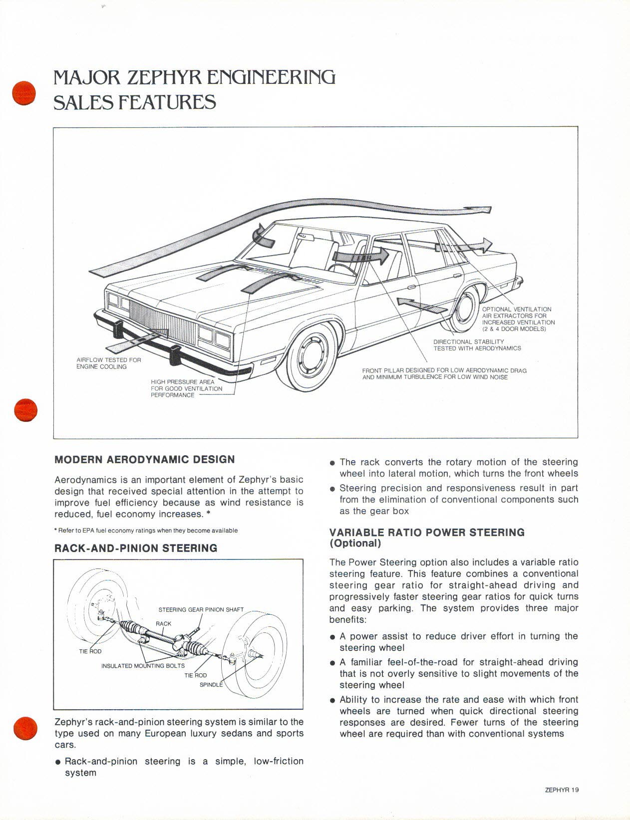 1980 Mercury Zephyr Fact Book Page 16